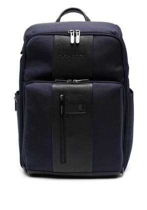 PIQUADRO canvas backpack - Blue