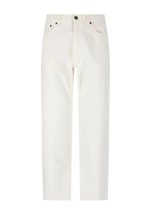 Zegna zip-fly button-fastening jeans - White