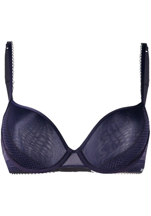 Calvin Klein Underwear mesh panel bra - Blue