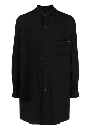 Yohji Yamamoto oversized long-sleeve shirt - Black
