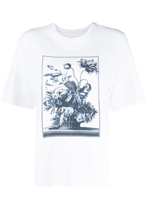 ERDEM graphic-print cotton T-shirt - White