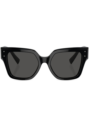 Dolce & Gabbana Eyewear transparent square-frame sunglasses - Black