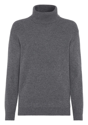 Brunello Cucinelli roll-neck cashmere jumper - Grey