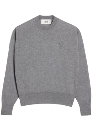 AMI Paris Ami De Coeur wool sweater - Grey