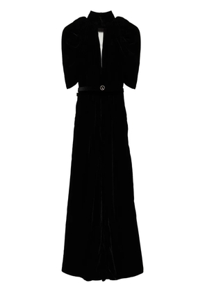 Saiid Kobeisy velvet jumpsuit - Black