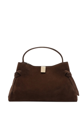 Yuzefi suede clutch bag - Brown