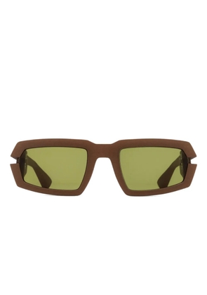 Mykita geometric-frame sunglasses - Brown