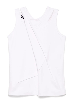 Moohong cross sleeveless top - White