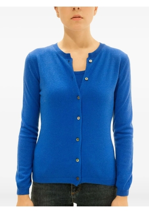 LA ROSE buttoned cashmere cardigan - Blue