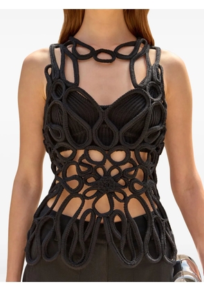 Cult Gaia Danica knitted top - Black