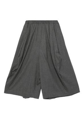 Comme Des Garçons wide-leg cropped trousers - Grey