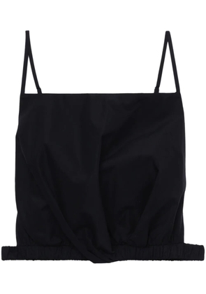 3.1 Phillip Lim open-back ruched crop top - Black