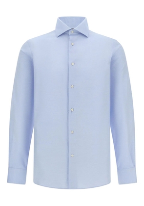 Boggi Milano windsor-collar cotton shirt - Blue