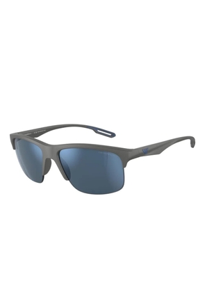 Emporio Armani half-rim sunglasses - Grey
