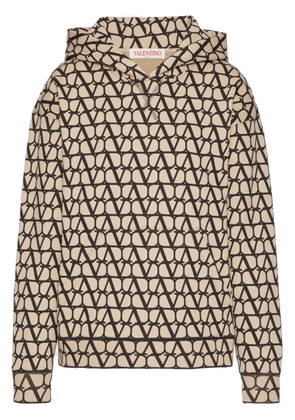 Valentino Garavani Toile Iconographe jersey hoodie - Neutrals