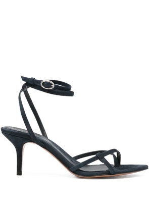 Ba&Sh 70mm Cera ankle-tie stiletto sandals - Blue