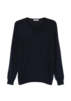 Kangra V-neck long-sleeve sweater - Blue