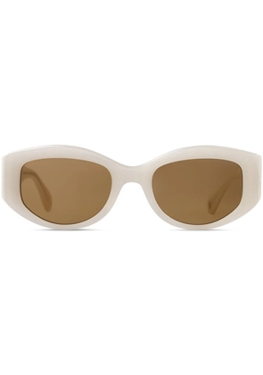 Garrett Leight Retro Biggie sunglasses - White