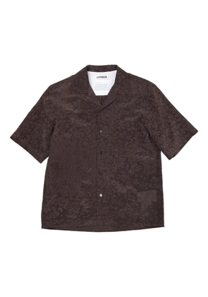 UMBER POSTPAST salt-dyed short-sleeve shirt - Brown