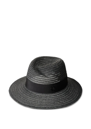 Maison Michel Virginie woven fedora - Grey