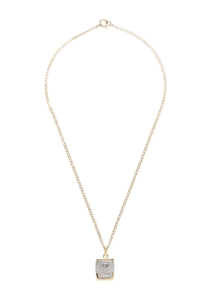 Celine Pre-Owned 1990s logo pendant necklace - Gold