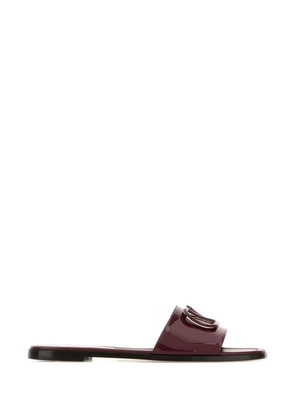 Valentino Garavani VLogo Signature leather sandals - Red