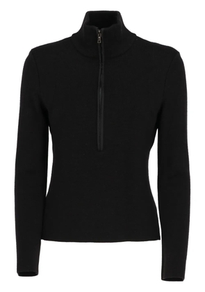 Prada Pre-Owned 1990s half-zip sweater - Black