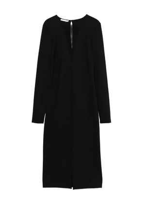 Patrizia Pepe double-breasted panelled dress - Black