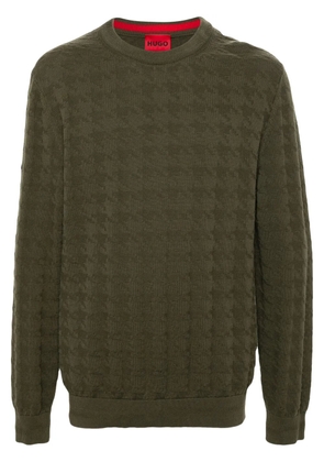 HUGO organic cotton jumper - Green