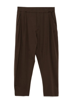 CROQUIS tapered trousers - Brown