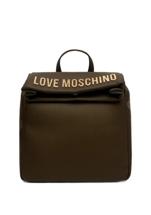 Love Moschino logo backpack - Green