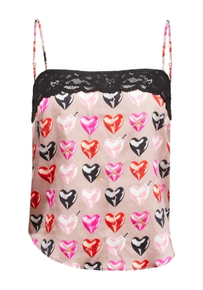 Fleur Du Mal Charlotte lace camisole - Pink