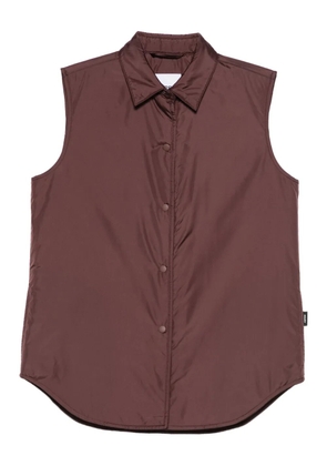 ASPESI snap-fastening gilet - Red