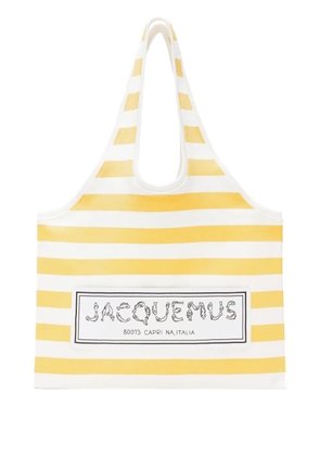 Jacquemus Le Tote logo-print bag - Yellow