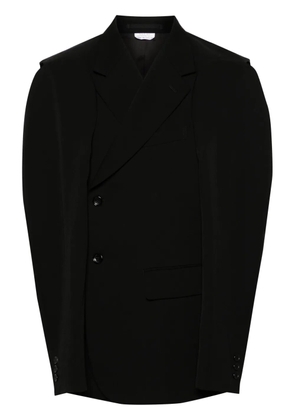 Comme des Garçons Homme Plus cut-out single-breasted blazer - Black
