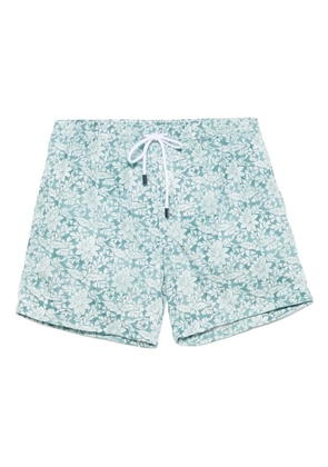 Barba floral-print swim shorts - Green