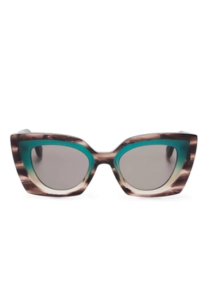 Face À Face butterfly-frame sunglasses - Green