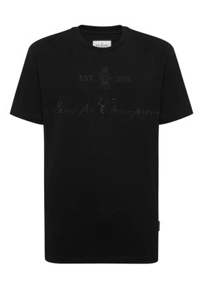 Philipp Plein slogan-print T-shirt - Black