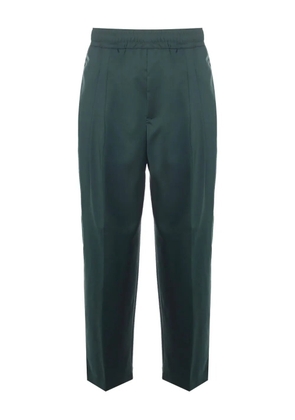 Giuliano Galiano elasticated-waist pleated pants - Green