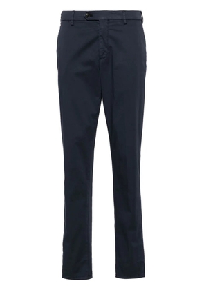 Lardini mid-rise tapered chinos - Blue