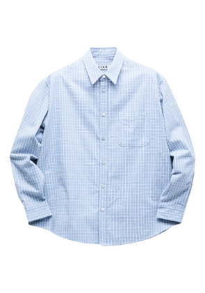 COOR check-pattern shirt - Blue