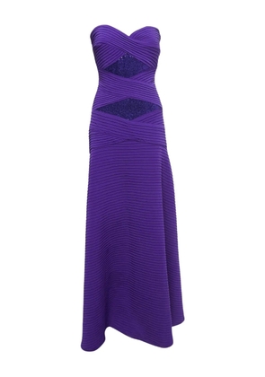 Tadashi Shoji 2023 strapless gown dress - Purple