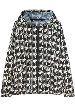 Palm Angels Dripping Palm hooded jacket - Black