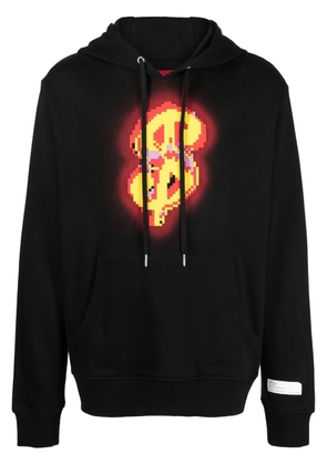 Mostly Heard Rarely Seen 8-Bit Money Sign graphic-print cotton hoodie - Black