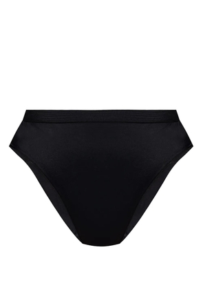 Versace high cut bikini bottom - Black