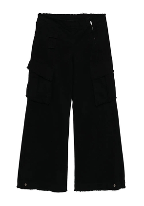 Ground Zero frayed cargo trousers - Black