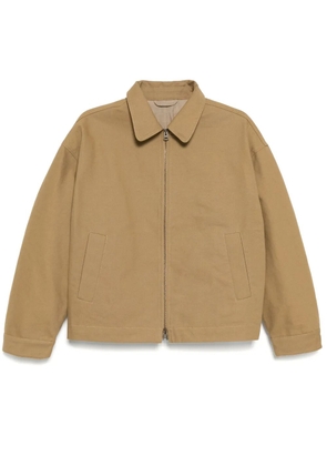 CROQUIS cotton zip-up jacket - Neutrals