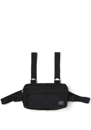 Comme des Garçons Homme x Porter logo-patch chest bag - Black