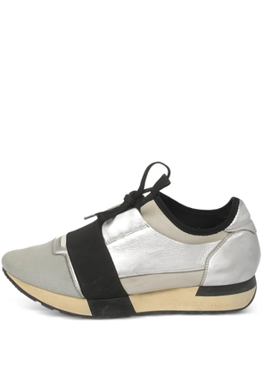 Balenciaga Pre-Owned Race Runner sneakers - Silver