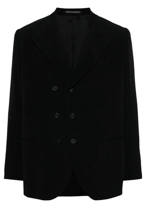 Yohji Yamamoto double-breasted blazer - Black